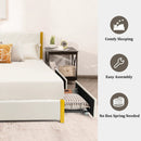 Full Size/Queen Size Upholstered Bed Frame with Adjustable Headboard and 4 Drawers by LJGDeals