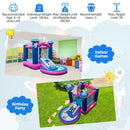 3-in-1 Inflatable Space-themed Bounce House with 480W Blower by LJGDeals