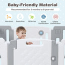 14 Panels Kids Safety Activity Play Center with Drawing Board by LJGDeals