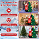 6 Feet Inflatable Christmas Tree and Santa Claus with LED and Air Blower by LJGDeals