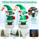8 Feet Inflatable Christmas Tree with Santa Claus by LJGDeals