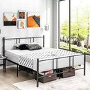 Full/Queen Size Platform Bed Frame with High Headboard by LJGDeals