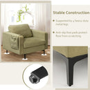 Modern Accent Armchair with Side Storage Pocket by LJGDeals