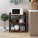 3/5-Tier Industrial Bookshelf Storage Shelf Display Rack with Adjustable Shelves by LJGDeals