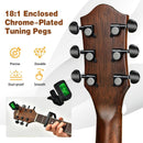 41 Inch Full Size Cutaway Acoustic Guitar Set for Beginner by LJGDeals