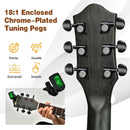 41 Inch Full Size Cutaway Acoustic Guitar Set for Beginner by LJGDeals