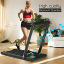 2-in-1 Folding Treadmill with Dual LED Display by LJGDeals