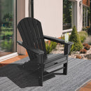 Patio HDPE Adirondack Chair with Retractable Ottoman by LJGDeals
