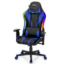 Gaming Chair Adjustable Swivel Computer Chair with Dynamic LED Lights by LJGDeals