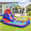 5-in-1 Inflatable Water Slide with Climbing Wall by LJGDeals
