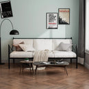 Metal Daybed Twin Bed Frame Stable Steel Slats Sofa Bed by LJGDeals