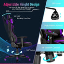 Gaming Chair Adjustable Swivel Computer Chair with Dynamic LED Lights by LJGDeals
