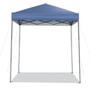 6.6 x 6.6 Feet Outdoor Pop-up Canopy Tent with UPF 50+ Sun Protection-Blue