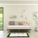 Classic Wooden Full Size Daybed Frame with Guardrails by LJGDeals