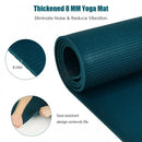 Large Yoga Mat 6' x 4' x 8 mm Thick Workout Mats by LJGDeals