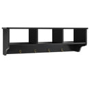 Wall Mount Cubby Organizer Hooks Entryway Storage Shelf by LJGDeals