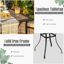 3 Pieces Patio Bar Set with 2 Bar Stools and 1 Square Table by LJGDeals