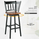 30.5 Inches Set of 2 Swivel Bar Stools with 360¬∞ Swiveling by LJGDeals