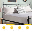 Full/Queen Size Metal Bed Frame Platform with Headboard by LJGDeals