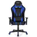 Gaming Chair Adjustable Swivel Computer Chair with Dynamic LED Lights by LJGDeals