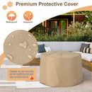 36 Inch Propane Gas Fire Pit Table with Lava Rock and PVC cover-Gray by LJGDeals