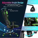 Gaming Chair Adjustable Swivel Computer Chair with Dynamic LED Lights by LJGDeals