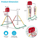 Kids Folding Horizontal Bar with 4 Adjustable Heights by LJGDeals