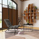 6 Feet 4-Panel Folding Freestanding Room Divider by DirectDeals
