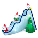 9 Feet Inflatable Polar Bear Slide Scene Decoration with LED Lights by LJGDeals