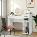 Computer Desk PC Laptop Table with Drawer and Shelf-White by LJGDeals