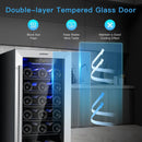 15 Inch 30-Bottle Wine Cooler with Temperature Memory by LJGDeals