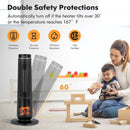 1500W PTC Fast Heating Space Heater for Indoor Use-Black by LJGDeals