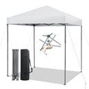 6.6 x 6.6 Feet Outdoor Pop-up Canopy Tent with UPF 50+ Sun Protection by LJGDeals