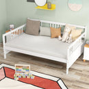 Classic Wooden Full Size Daybed Frame with Guardrails by LJGDeals