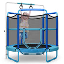 5 Feet Kids 3-in-1 Game Trampoline with Enclosure Net Spring Pad by LJGDeals