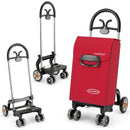 Folding Shopping Cart Utility Hand Truck with Rolling Swivel Wheels by LJGDeals