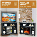 Modern Corner TV Stand with Adjustable Shelves for TVs up to 48 Inch by LJGDeals