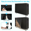4 Feet/5 Feet/6 Feet/8 Feet Firewood Storage Log Rack by DirectDeals