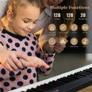 88-Key Foldable Digital Piano with MIDI and Wireless BT by LJGDeals