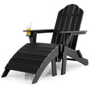 Adirondack Folding Ottoman with All Weather HDPE by LJGDeals