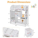 Wooden Children Storage Cabinet with Storage Bins by DirectDeals