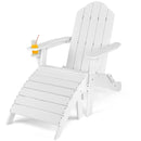 Adirondack Folding Ottoman with All Weather HDPE by LJGDeals
