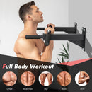 Wall Mounted Multi-Grip Pull Up Bar with Foam Handgrips by LJGDeals