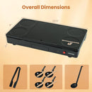 Electric Raclette Grill with 4 Nonstick Woks and Spatulas by DirectDeals