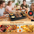 Electric Raclette Grill with 4 Nonstick Woks and Spatulas by LJGDeals