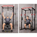 1000LBS Multi-Functional Barbell Rack Squat Power Cage With Weight Bench (SAK35822)