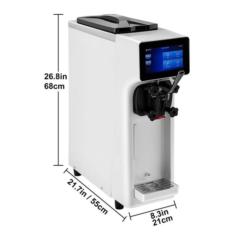 1000W Commercial Home Soft Serve Frozen Yogurt Ice Cream Maker Machine, 4.0L (SAK83425)