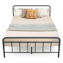 Heavy Duty Metal Platform Bed Frame with Headboard by LJGDeals