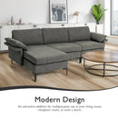Extra Large Modular L-shaped Sectional Sofa with Reversible Chaise for 4-5 People by LJGDeals