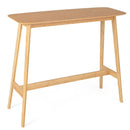48 Inch Bamboo Bar Table High Top Console Dining Pub Table-Natural by LJGDeals